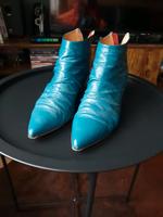 ital. Designer Schuhe, Stiefeletten  von Halmanera, Gr. 39,5 Berlin - Charlottenburg Vorschau