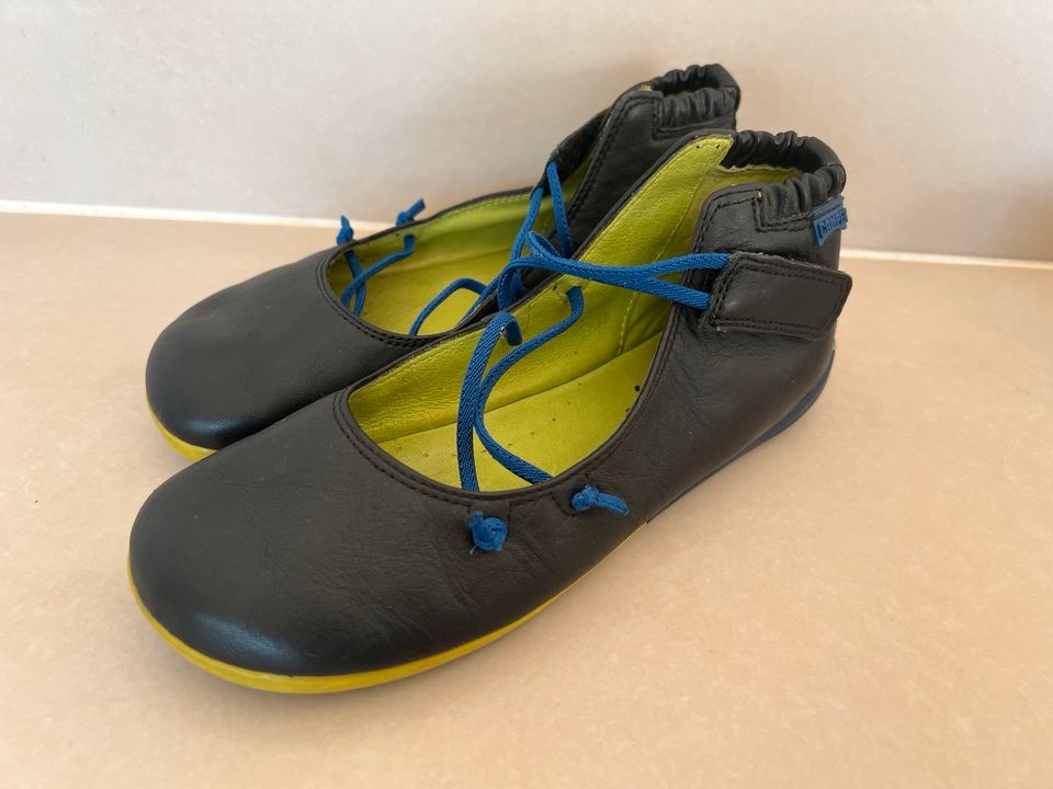 CAMPER Ballerinas Nina Right Peu Navy Dunkelblau Leder Gr 34 NEUw in Oderwitz