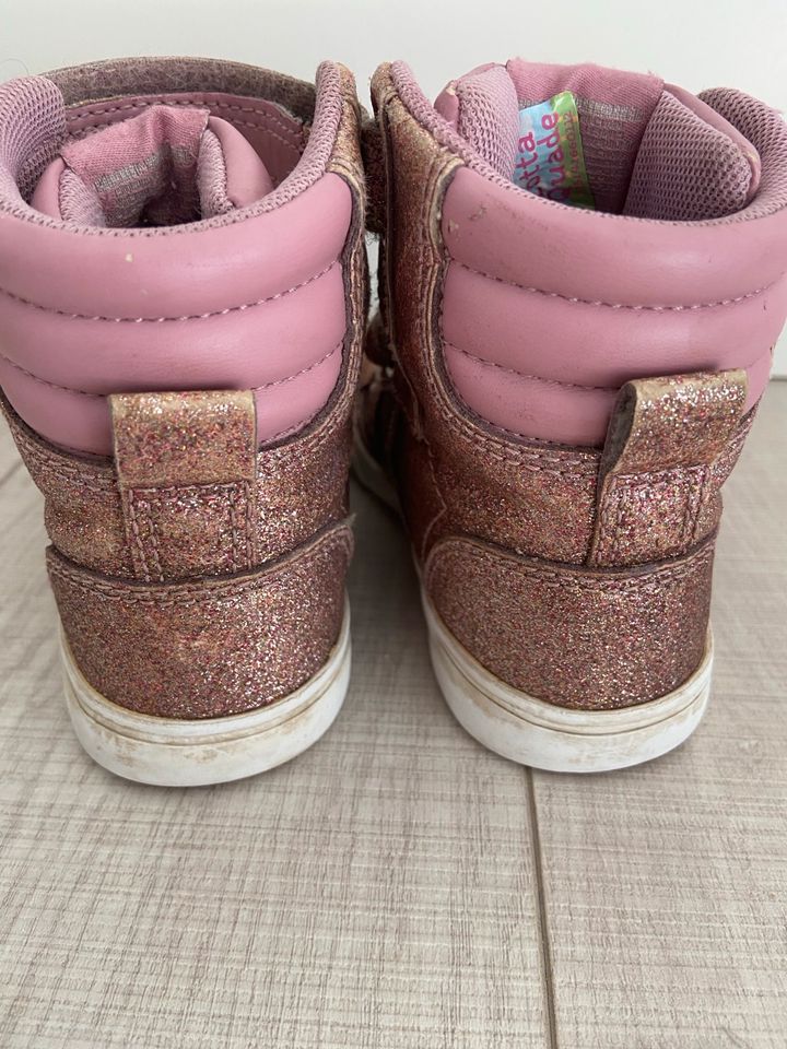 Hummel Sneaker Klett Glitzer Prinzessin 24 Rosa  ❤️ in Flensburg