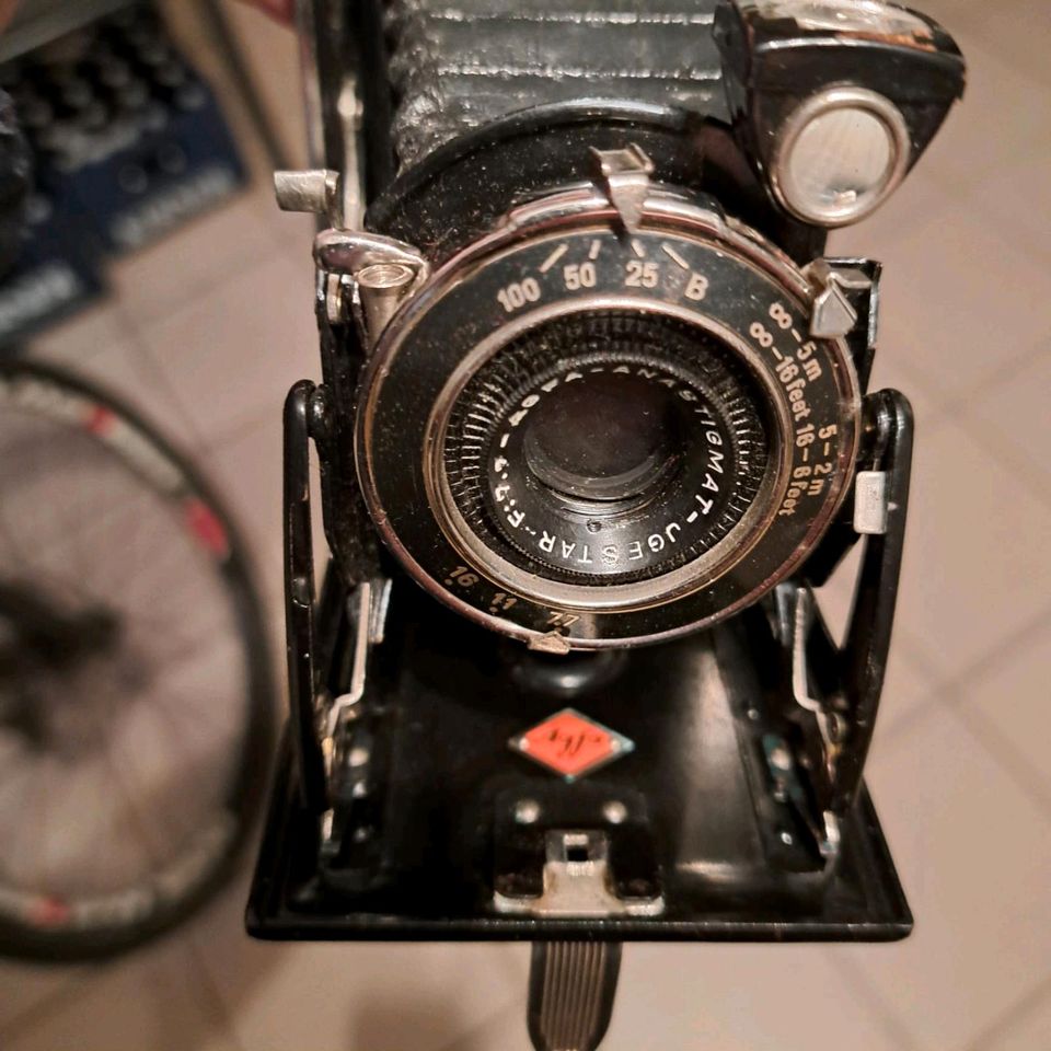 Fotoapparat Agfa ANASTIGMAT - JgEstar F7,7 mit Originaltasche in in Monzelfeld