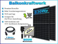 Balkonkraftwerk 830Wp mit 800W Wechselrichter, Photovoltaik, Solar, PV Bayern - Altenstadt Iller Vorschau