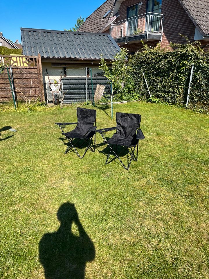 NEU Set 2x Campingstuhl Klappstuhl Regiestuhl Anglerstuhl in Soltau