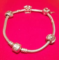 PANDORA Armband mit 4 Charms Silber 925 auch einzeln Duisburg - Meiderich/Beeck Vorschau