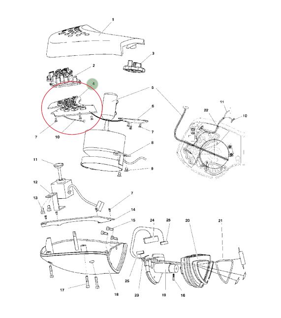 Neue Schaltungsplatte für Timberjack 1270C 1470 1070 870B 770 Harvester Tastenfeld Tastatur F049960 in Niederaula