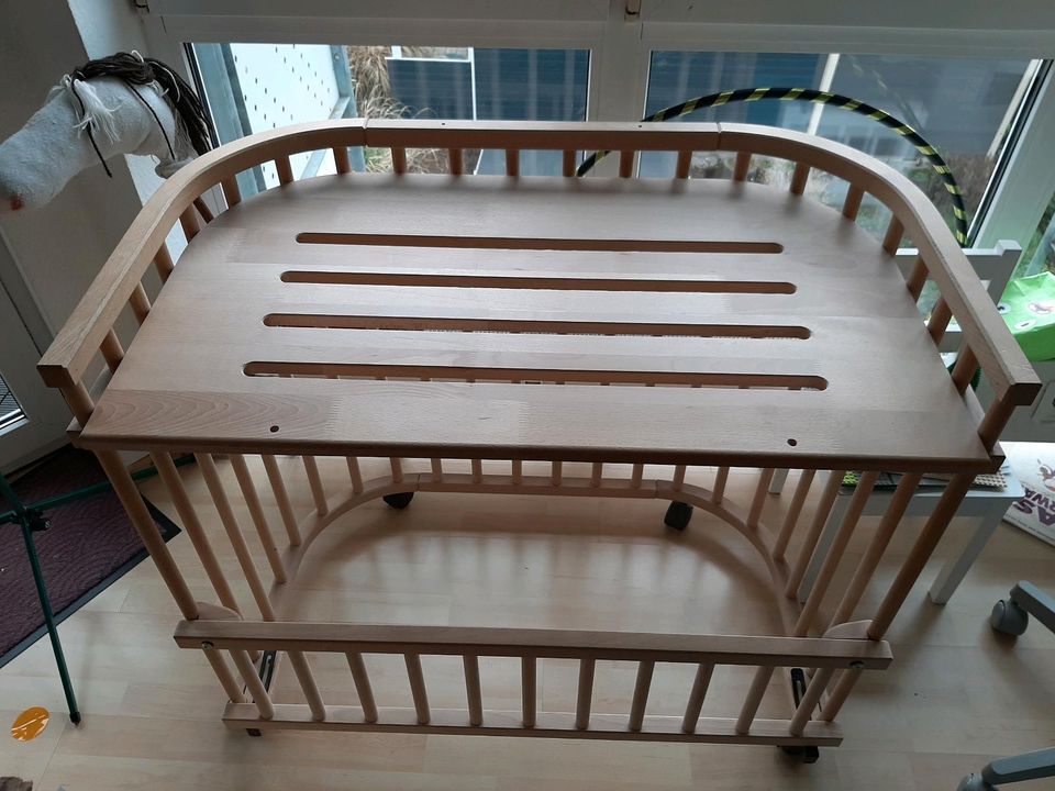 Beistellbett Babybay Maxi Holz Natur * Zubehör in Asperg