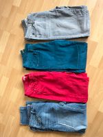 Verschenke 4 Damen Jeans Größe 38 (1x29) blau petrol grau rot Hessen - Rabenau Vorschau