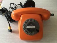 Telefon mit Wählscheibe orange Nordrhein-Westfalen - Lünen Vorschau