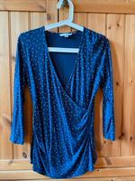Boden Longsleeve Wickelshirt Optik 38 dunkelblau mit Punkten Baden-Württemberg - Ulm Vorschau