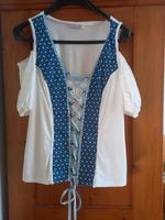 trachtenbluse gr.44 weiss/blau Feldmoching-Hasenbergl - Feldmoching Vorschau