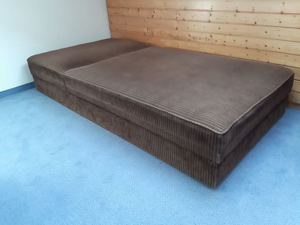 1 Schlafcouch, Bett, Sofa braun gebraucht in Dettenhausen