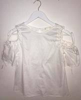 weißes Tshirt - Schulternfrei Nordrhein-Westfalen - Havixbeck Vorschau