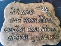 CHRISTLICHER HAUSSEGEN,HANDARBEIT AUS KERAMIK Hessen - Ronshausen Vorschau