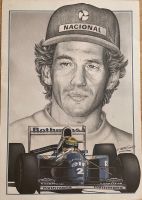 Ayrton Senna Kunstdruck limitierte Auflage von 1.000 Stück Rheinland-Pfalz - Braunweiler Vorschau