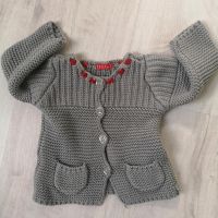 Strickweste grau Baby Jacke Baumwolle Baden-Württemberg - Fronreute Vorschau