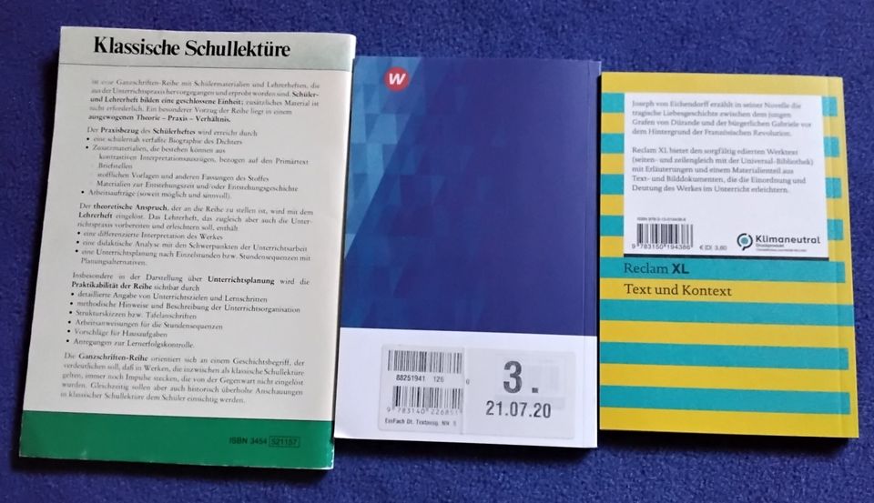 Das Schloss Dürande Eichendorff Buch und Interpretation ab 3 € in Oranienburg