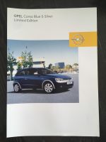 Opel Corsa Blue & Silver Limited Edition 2003 Faltblatt Broschüre Nordrhein-Westfalen - Kall Vorschau