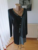 neuwertiges Kleid, Tunika, schwarz m. Wasserfarben, gr.38 Bad Zwischenahn - Bloh Vorschau