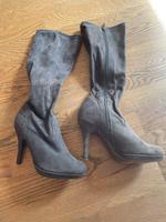 Tamaris Wildleder Stiefel grau, Größe 36 Bayern - Kühbach Vorschau