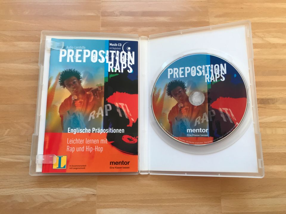 Musik CD  -  1x Englisch Verb-Raps und 1x  Preposition-Raps in Solingen