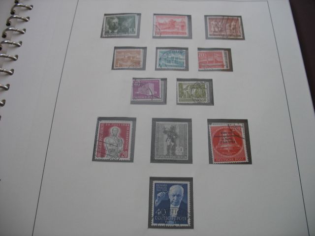Briefmarkensammlung Berlin 1948-1971 gestempelt in Konstanz
