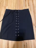 Damen Mini Rock sexy schwarz kurz mit Schnürung Bershka M-L Essen - Rüttenscheid Vorschau
