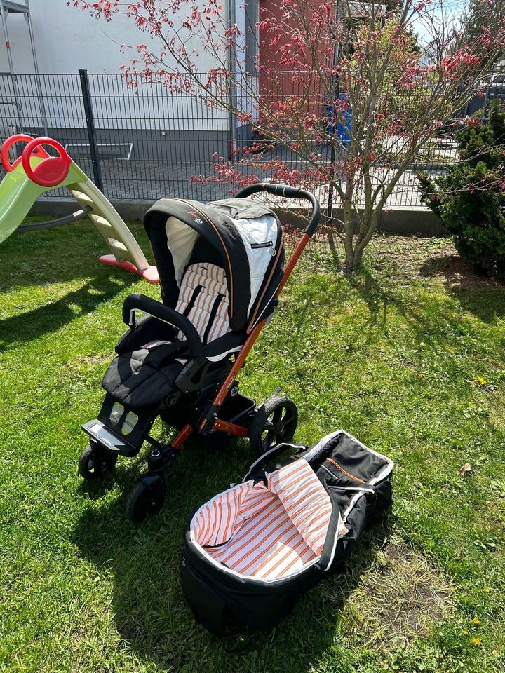 Hartan VIP Kinderwagen, Tragetasche, Adapter Babyschal, Board Max in Nürnberg (Mittelfr)