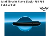 Mini F54 F55 F56 F57 Original türgriffe Piano Black Neu Key. Led Nordrhein-Westfalen - Tönisvorst Vorschau