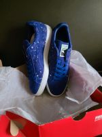 Puma Suede Classic Splattered blue white Bayern - Eckental  Vorschau