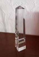 Obelisk aus Glas, 20 cm Hessen - Dieburg Vorschau