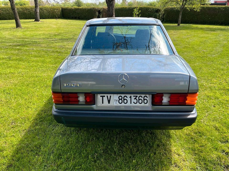 Mercedes 190E 2,0 in Rain Lech