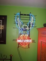 HARLEY DAVIDSON NEON SEHR GROSS CA 70X110CM CA 20 BETRIEBSSTUNDEN München - Laim Vorschau