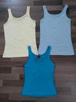 Trägertop Gr. S 36 T-Shirt gelb blau türkis Only H&M Sachsen - Rabenau Vorschau