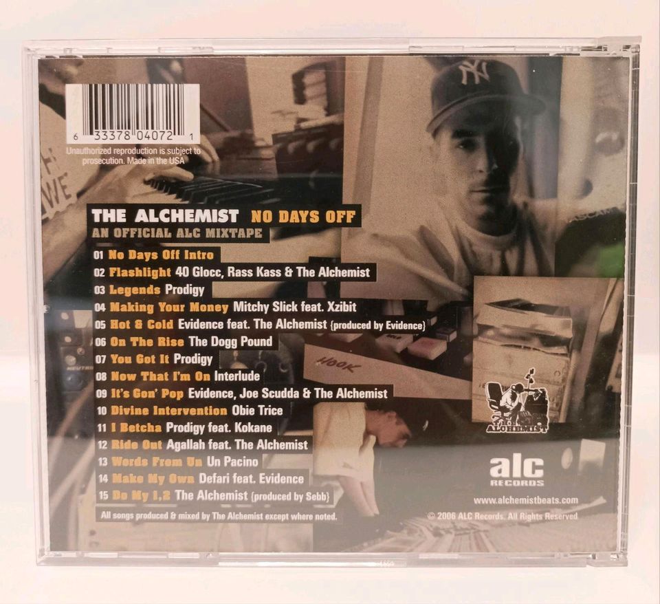 The Alchemist - No Days Off (Audio CD) in Markt Schwaben