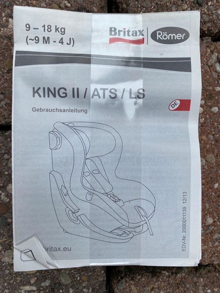 Auto-Kindersitz "Römer King II" in Speyer