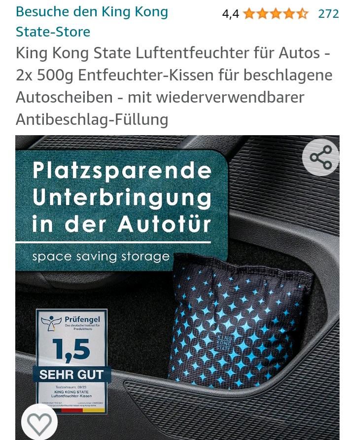 Neue Luftentfeuchterkissen King Kong 14x16 (2er Set) in Bayern