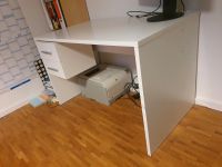 Schlichter Schreibtisch in weiß mit Schubladen Bayern - Regensburg Vorschau