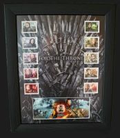 Game Of Thrones Royal Mail Briefmarken Set im Holzrahmen Essen - Essen-Ruhrhalbinsel Vorschau