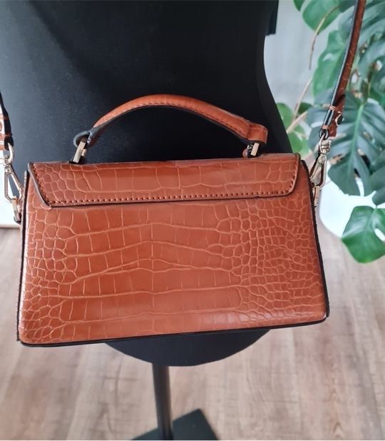 Zara coole Mini Bag Cross Body Schultertasche cognac braun NEU in Burgau