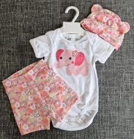 H&M Baby Set Gr. 68 neu Sommer Body Kurzarm Hose Mütze Sachsen - Wittgensdorf Vorschau