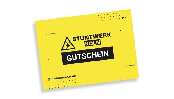 Stuntwerk Gutschein 100€ Wert für 70€ in Köln