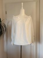 Süße weiße Hippiebluse ❤️ Gr M Carmenausschnitt + Neckholder Boho Bayern - Starnberg Vorschau