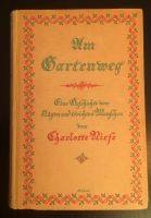 Am Gartenweg, Charlotte Niese, altes Buch um 1900 Sachsen-Anhalt - Burg Vorschau