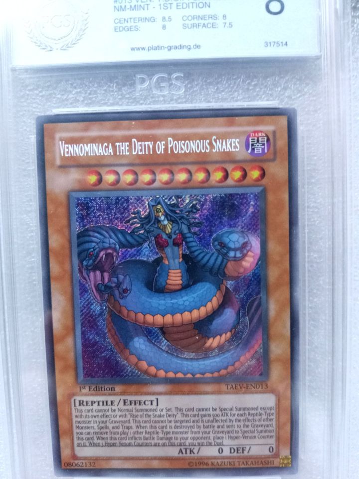 Yugioh TP RP graded PGS wie PSA Blue Eyes Shining Dragon RP2 in Otzberg