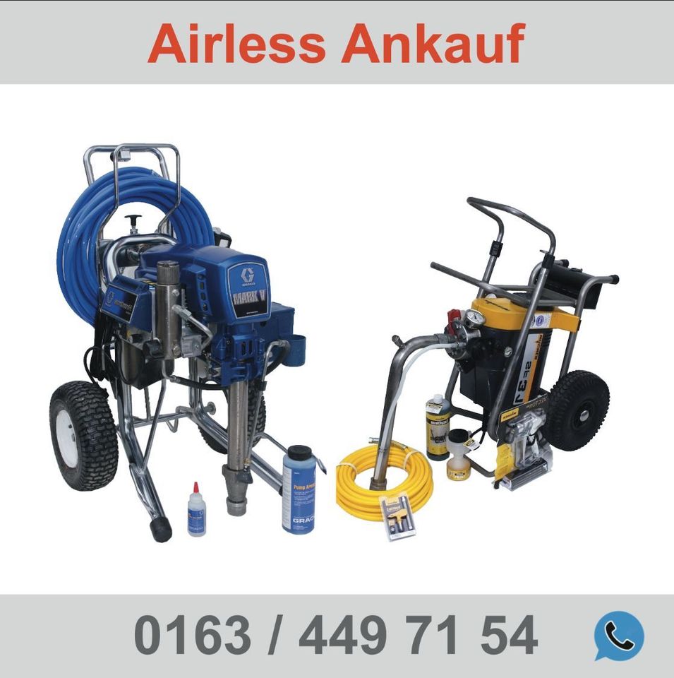 Ankauf von Airless Spritzgeräten Graco und Wagner  gebraucht in Berlin