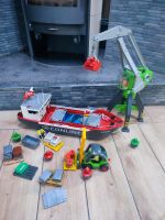 Playmobil Frachthafen mit viel Zubehör Thüringen - Gotha Vorschau
