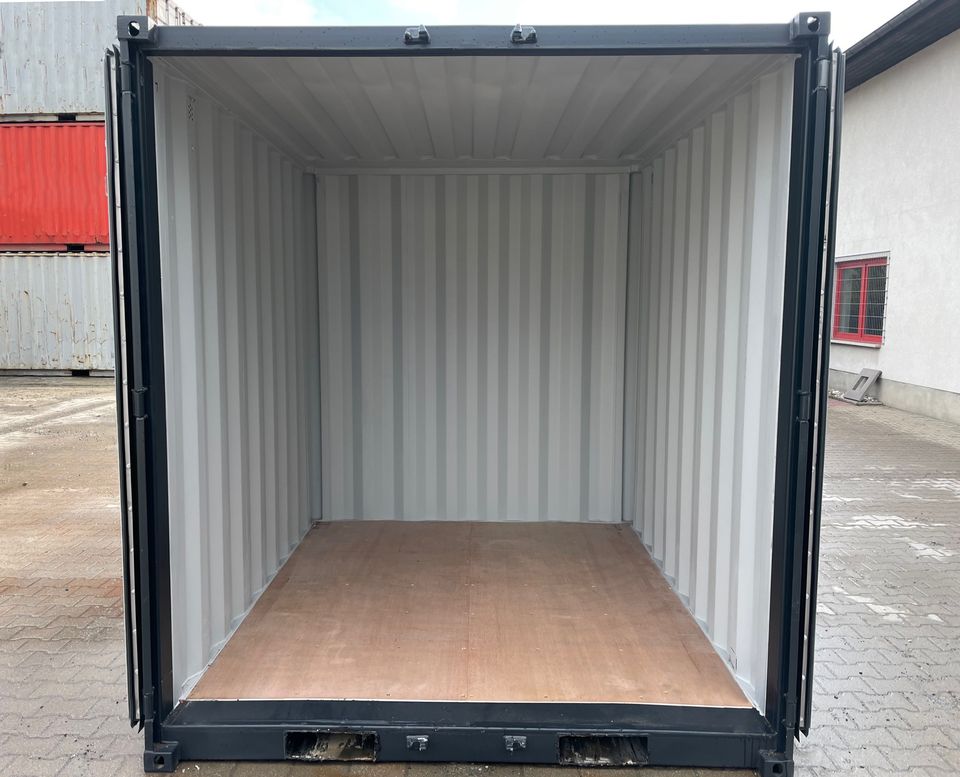 9ft neuwertig Materialcontainer RAL 7021 Lagercontainer mieten in München