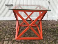 Design Beistelltisch Sofatisch Versace Style orange Glas Hessen - Bad Homburg Vorschau