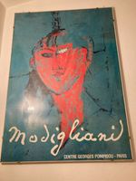 Plakat Poster Modigliani Centre Georges Pompidou Paris 1980s TOP Bayern - Kumhausen Vorschau