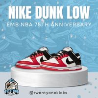 Nike Dunk Low EMB NBA 75th Anniversary EU 43 Baden-Württemberg - Bietigheim-Bissingen Vorschau