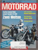 Das Motorrad 18/ 90 Test Harley Low Rider Convertible/ Suzuki VX Münster (Westfalen) - Gievenbeck Vorschau